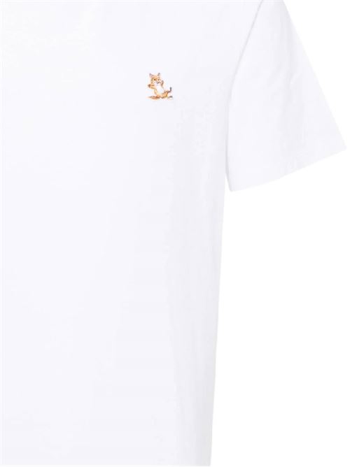 T-SHIRT CON PATCH CHILLAX FOX MAISON KITSUNE | LM00110KJ0008P100